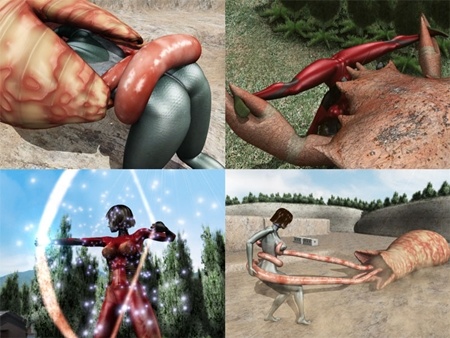 1x1.trans [120717] [Drケローの恐怖の島] 巨大ヒロイン陵辱・丸呑み 異形の女神・第二集